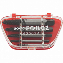 Набор экстракторов RF-63005A: шпильковертов 5пр.(пласт. кейс) ROCK FORCE /1/